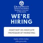 We're Hiring - Assistant or Associate Professor of Marketing